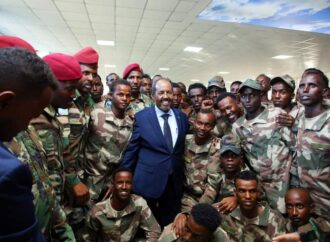 SUMMARY: President Hassan visited the Somali military