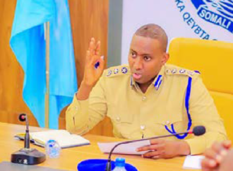 Banadir PoliceCommander and histeam commended forthe capital’s security